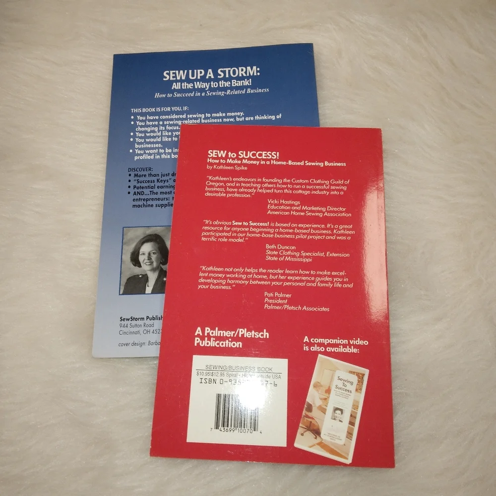 BOOKS Sew Up A Storm: All the Way to the Bank & Sew to Success